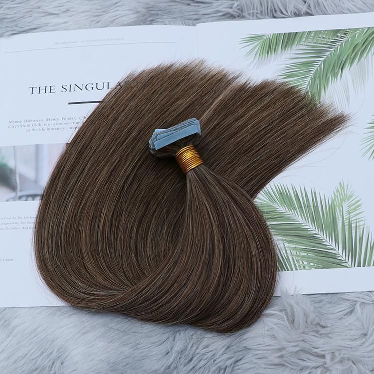 Silky Straight Vietnam Piano Color Invisible Tape Hair Extensions