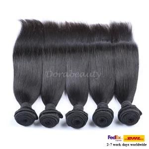 Brazilian Virgin Straight Hair Natural Color Hair Weft