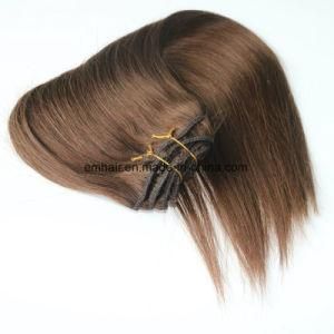 Hot Selling Wholesale Natural Color Straight Brazilian Hair Weft/Weaving Clip in Hair Extension