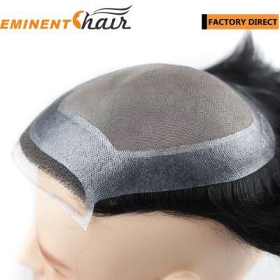 Factory Direct Lace Front Men&prime;s Indian Hair Toupee
