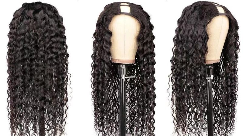 Brizillian Highlight Ombre Human Hair U Part Wig, Virgin U Part Hair Wigs, Yaki U Part Wig