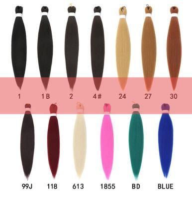 26&quot; Braid Synthetic Hair Extension Women Ez Braiding Hair Extensions Colored Hair Extension for Single Braids