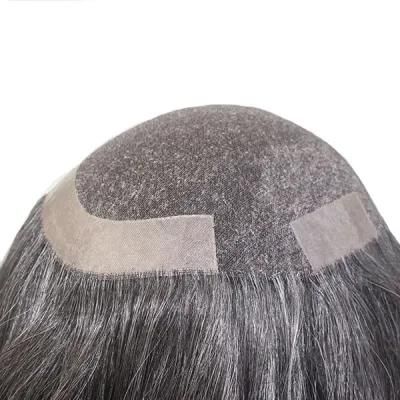 Fine Welded Mono Invisible and Durable Base Men&prime;s Toupee Hair Products