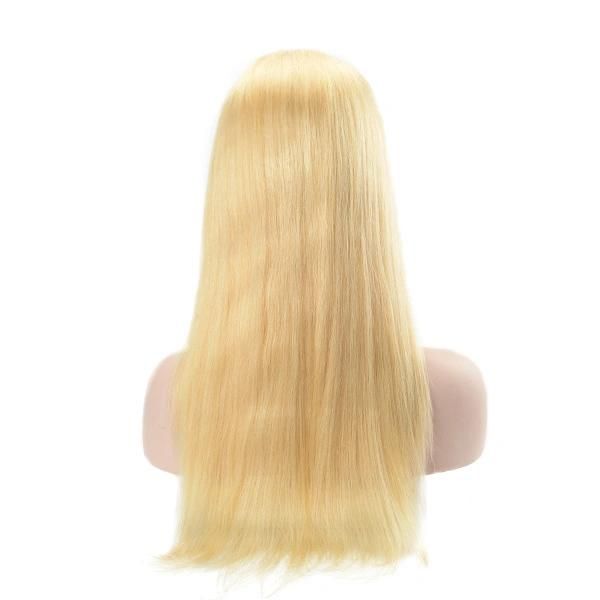 Women Lace Front Wig Blond Color Natural Hair Toupee