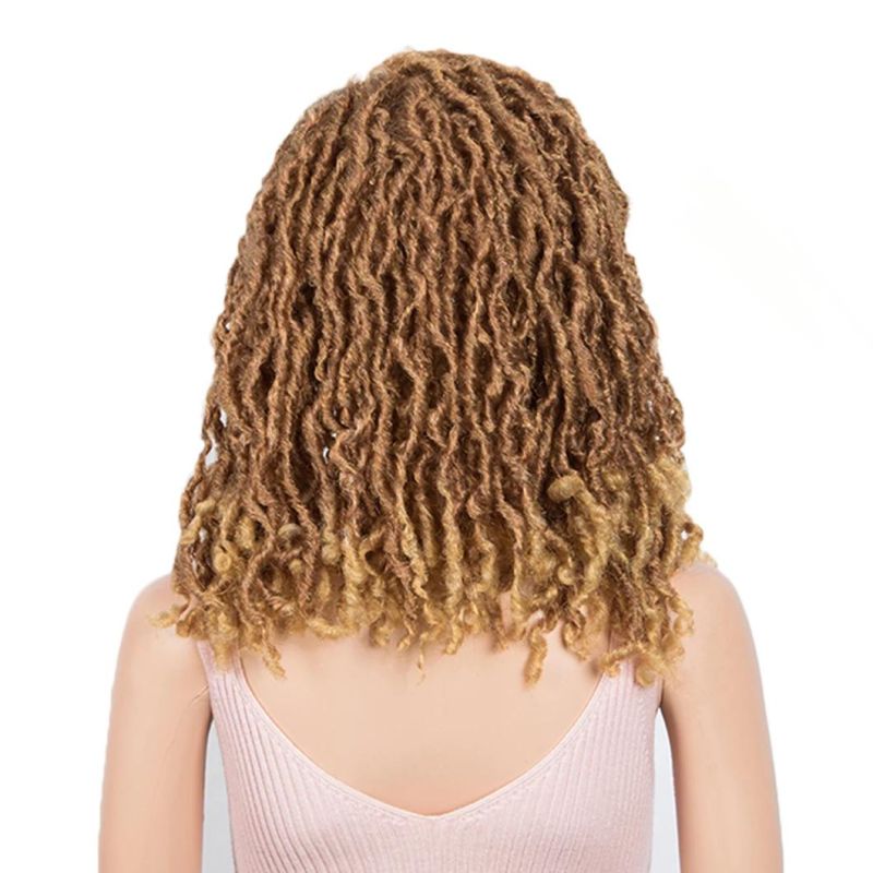 Dreadlock Braids Wig for Black Women Crochet Twist Dreadlock Hair Wig Twists Fiber Hair Synthetic Hair Lace Front Hair Wigs