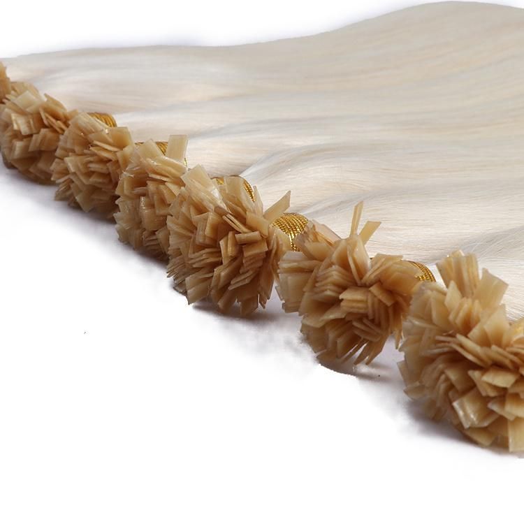 Kaki Hair High Qual Human Hair Extension 26 Inch Flat Tip Hair