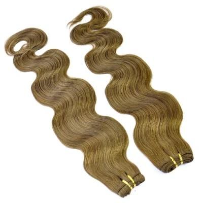 Color #6 Body Wave Human Remy Hair Weft