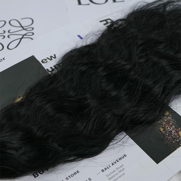 100% Raw Double Drawn Human Hair Remy Virgin Natural Wavy Tape in Hair Extension