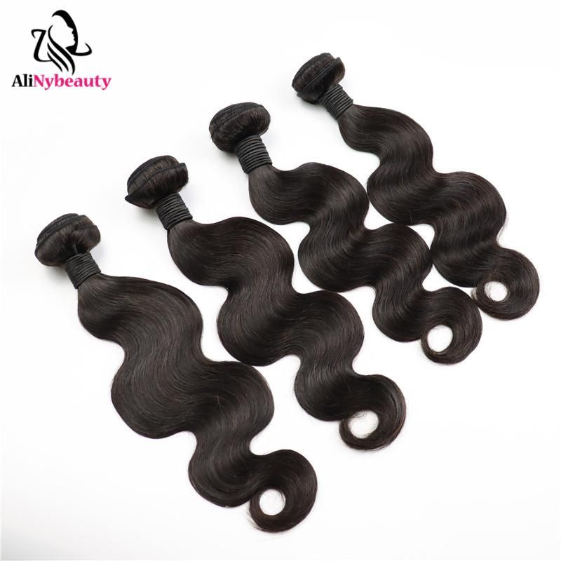 Body Wave Human Hair Bundle Extension with HD Lace Closure 4X4 Wholesale 12A Brazilian Cuticle Aligned Raw Virgin Hair Supplier