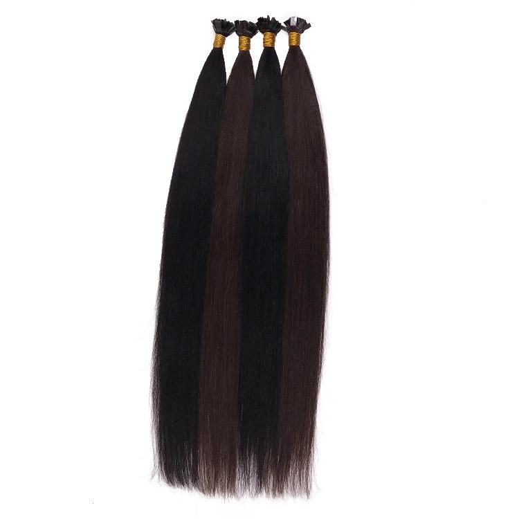 12A Remy Hair Virgin Hair Indian Human Hair Keratin Flat Tip Hair Extension