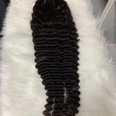 Cuticle Aligned Virgin Indian Hair Raw Unprocessed Lace Frontal Wig