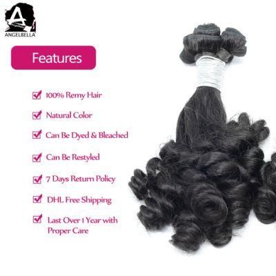 Angelbella Premium Virgin Hair Bundles Loose Funmi Human Remy Hair Bundles for Black Women