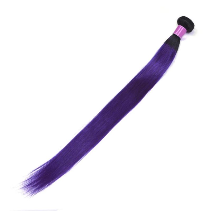 Red/Blue/Grey/Orange/613 Blonde Color Peruvian Straight Remy Hair Extensions Human Hair Bundles 10-30 Inches