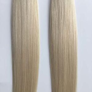 60# Prebonded Flat Nail Tip Brazilian Virgin Remy Human Hair Extensions