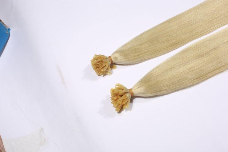20 Inch 1g/S Real Remy Nail U Tip Human Hair Extensions Keratin Fusion European Human Hair on Capsule 50g/Pack