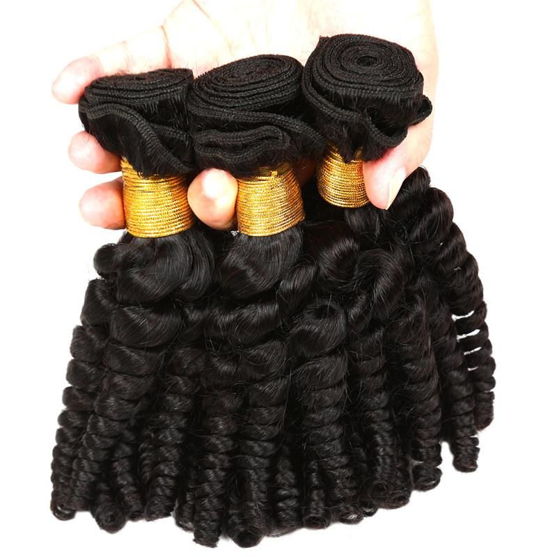 Wholesale 7A Loose Non-Remy Human Hair Bundles Virgin Hair Weft