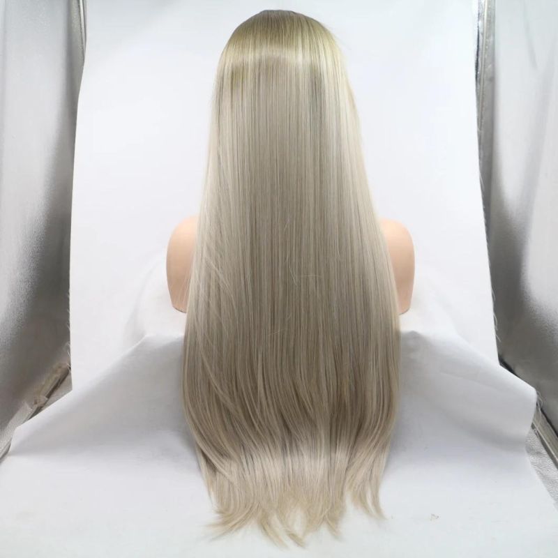 Factory Vendor High Quality Synthetic Wigs Lace Frontal Wig