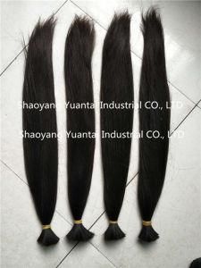 Dark Color Silky Straight Human Remy Hair Bulk Extension/ Virgin Hair