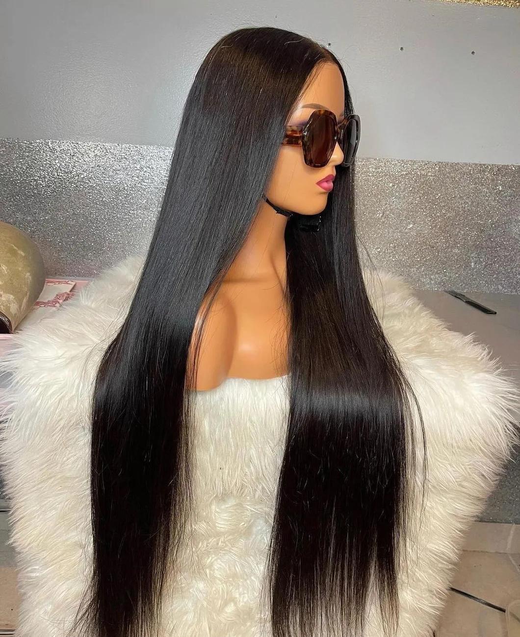 Transparent HD Lace Frontal Wig, 13X6 Lace Front Human Hair Wigs with Baby Hair, Transparent Lace Front Wigs for Black Women