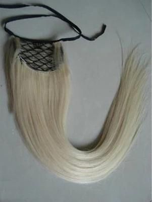 Supply Ponytail Hair Brazilian Human Hair Extension Remy Hair