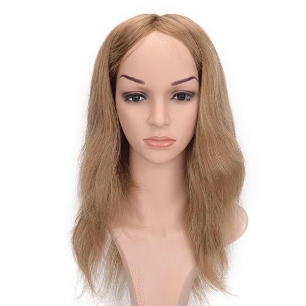 Chinese Virgin Hair Full Cap Wig with Chessboard Highlights for Women New Times Hair
