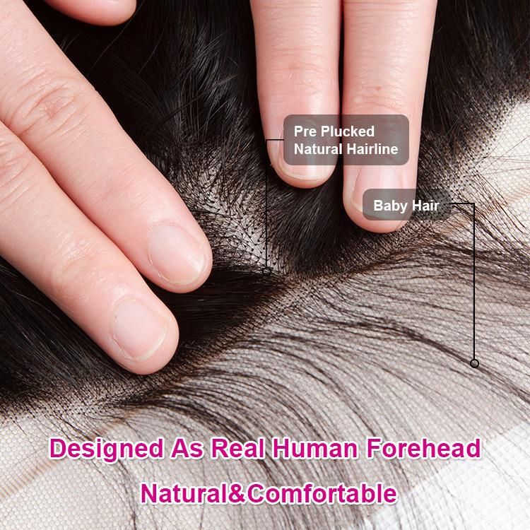 Kbeth Best Hair 6X6 5X5 4X4 Transparent Lace Closure Straight 13X4 13X6 Lace Frontal Remy Human Hair HD Lace Front with China Supplier