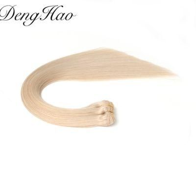 Top Quality Human Hair Extension Double Drawn Hair Weft Hair Extension