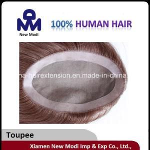 China Factory Wholesale Cheap Human Hair Toupee