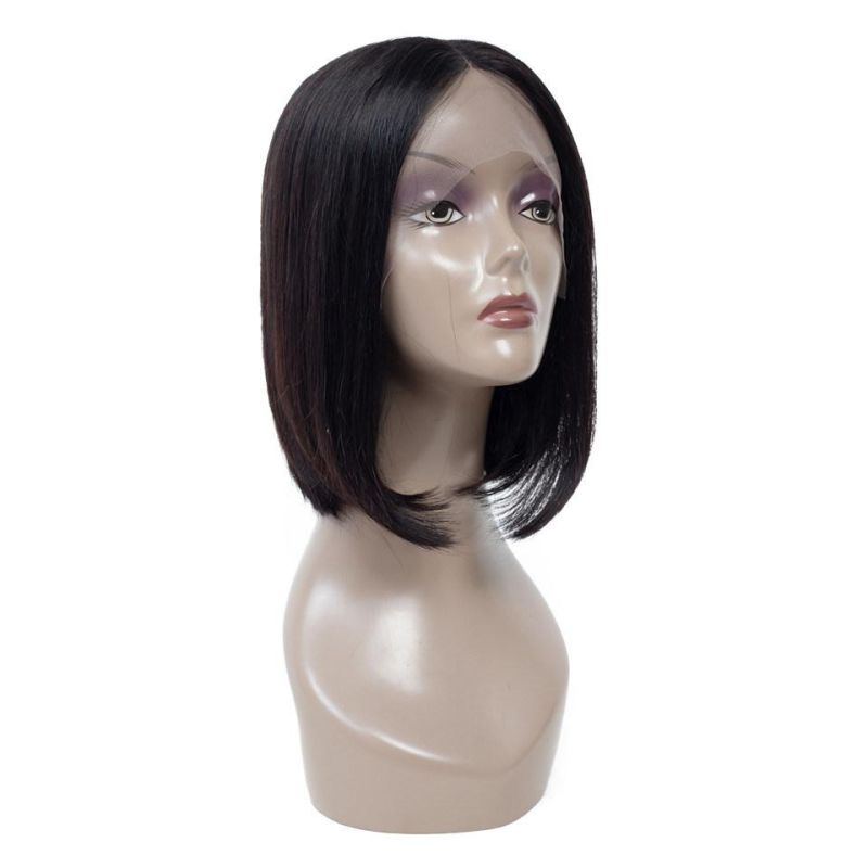 High Quality HD Lace Frontal Wig, Front Lace Wig Short, Straight Human Hair Wigs