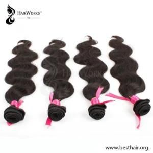 Tom Hairworks&reg; Top Quality Competitive Price 24&quot; Body Wave Natural Color Brazilian Remyhair Wefts