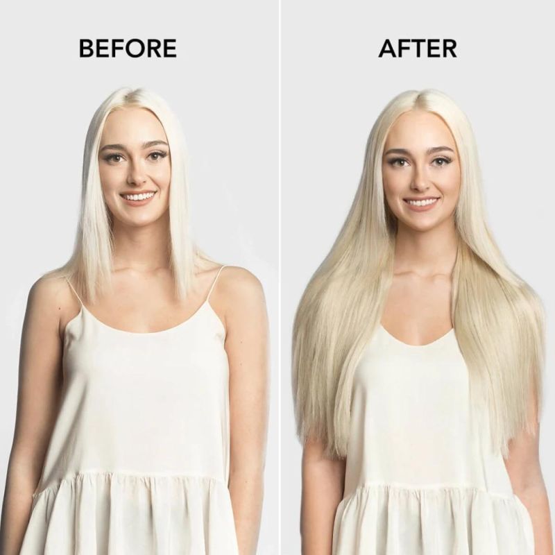 Synthetic Straight Clip in Hair Extensions