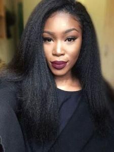 Brazilian Kinky Straight Full Lace and Lace Front Human Hair Wigs
