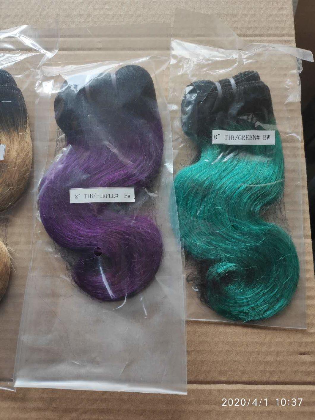 Hot Sales Ombre Colored Hair Bundles Brazilian Hairs