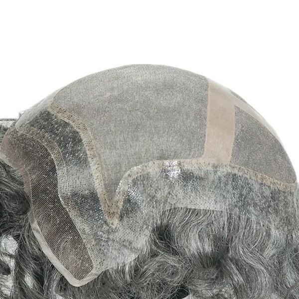 Lw082 Small Curl Style Mono with Clear PU All Around Hair Products