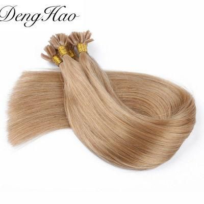 Wholesale Top Quality Prebonded Human Russian Hair I V U Flat Tip Keratin Hair Extensions