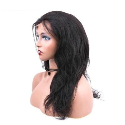 1b Natural Color Pre Plucked Human Hair Lace Closure Front Wig 100% Unprocessed Virgin Lace Closure Brazilian Wigs Body Wave