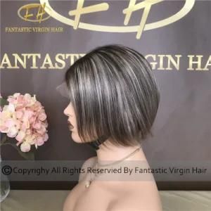 Amazing Chinese Virgin/Remy Human Hair Full/Frontal Lace Wig with Top Quality