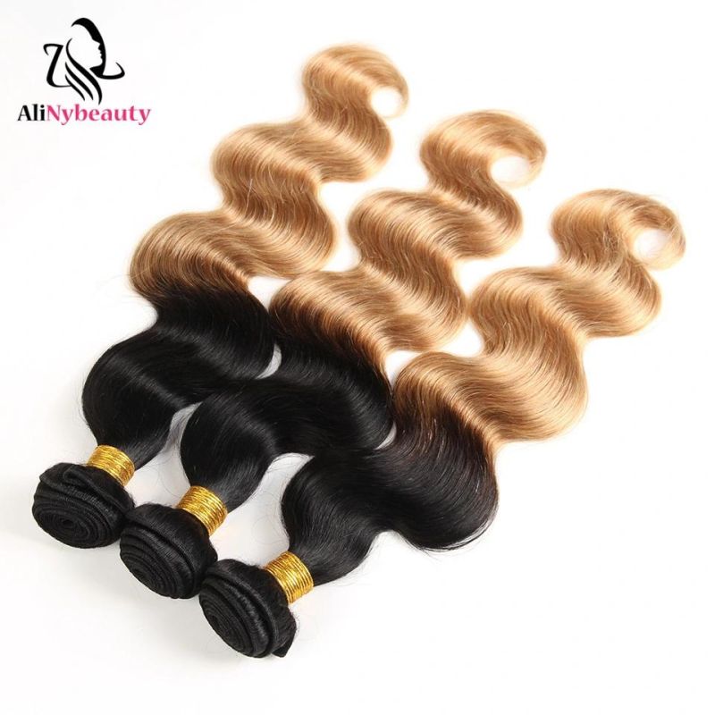 Alinybeauty New Fashion Color 1b/27 Body Wave Peruvian Hair Products