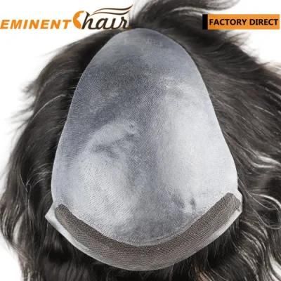 Lace Front Men&prime;s Human Hair Replacement
