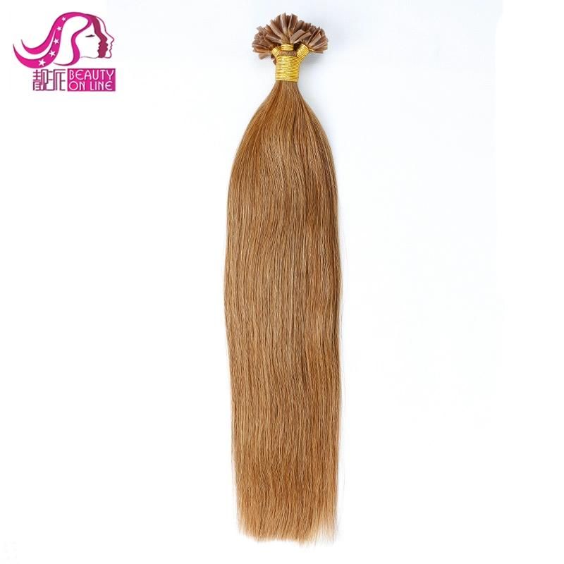 100% Human Hair Prebonded Hair, U Tip Hair