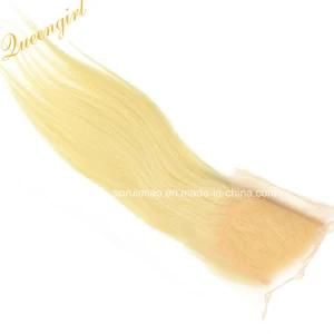 Wholesale Donor Remy Lace Closures 613 Blond Toupee Indian Hair Closure