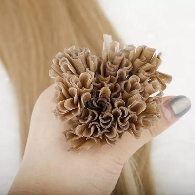 Custom Top Quality 100% Remy Pre Bonded Keratin U Tip Human Hair Extensions.