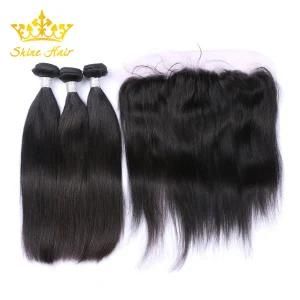 High Quality No Tangle Human Brazilian Hair of Natural Color Straight Hair Bundle