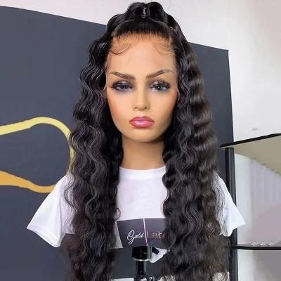 Kbeth Wholesale Cheap Deep Wave HD Full Lace Frontal Closure Wig Vendor Natural Virgin Brazilian Human Hair Transparent China Lace Front Wig