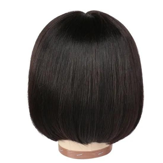 100% Cuticle Aligned Human Hair Curly Straight Bobo Lace Front Wig