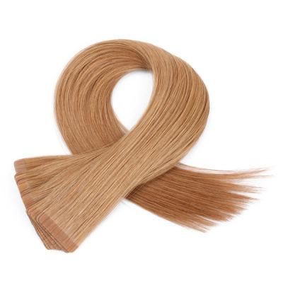 Tape Human Hair Extensions Seamless Skin Weft Hair Extensions Straight Highlights 100% Human Hair Remy Adhesive14&quot;-24&quot;