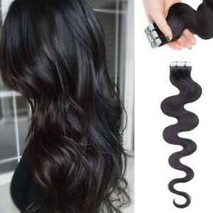 Top Quality Tape in Hair Extensions Body Wave Human Hair