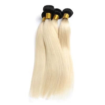 4PCS Lot European Blond Virgin Hair Weave Bundles Straight Wave 8A Grade Virgin Unprocessed Human Hair 613 Blonde Color Can Be Dyed
