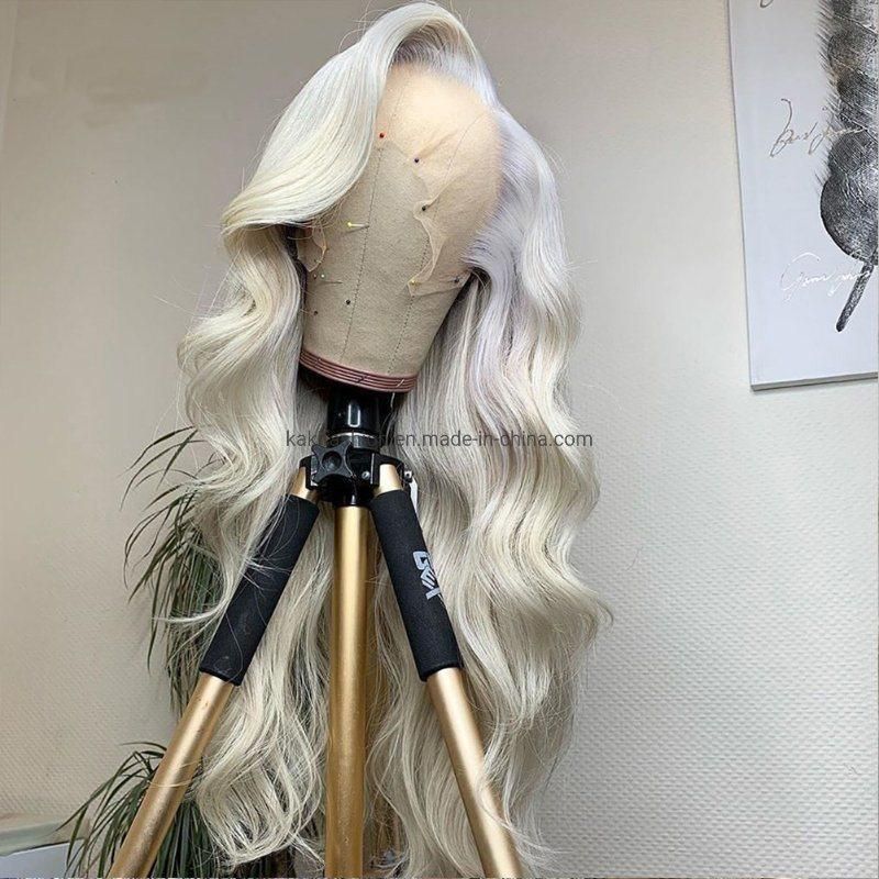 2022 Blond 22 Inch Swiss HD Virgin Hair Wholesale High Density Synthetic Lace Front Wigs