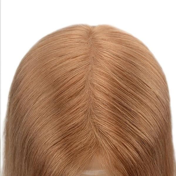 Mono with PU Gauze Around and French Lace Front Women’ S Hair Hairpiece